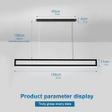 Sucikorio D404EU - wisząca lampa sufitowa LED